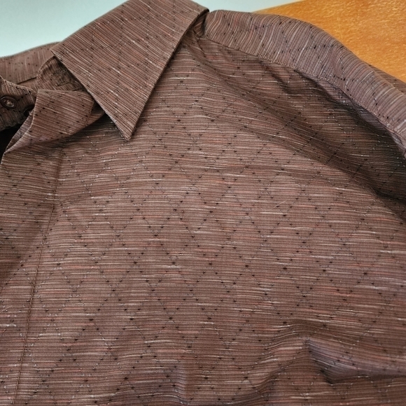 Domani Platform Mens Pointed Collar Long Sleeve Hidden Button Down Shirt Size XL - Picture 7 of 7